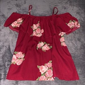 BEST OFFER: Floral Off-Shoulder(Adjustable Straps)